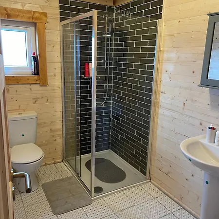 Holiday home Log With Hot Tub Large Patio Near