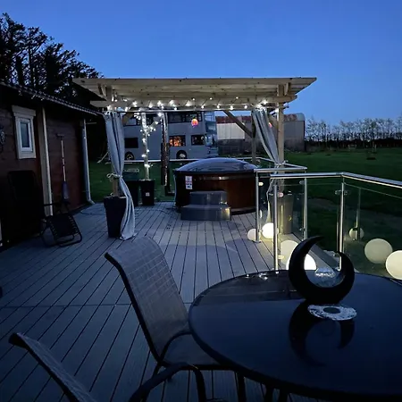 Holiday home Log With Hot Tub Large Patio Near *