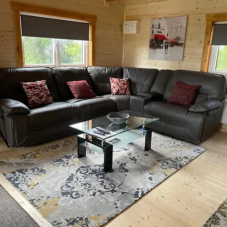 Holiday home Log With Hot Tub Large Patio Near *