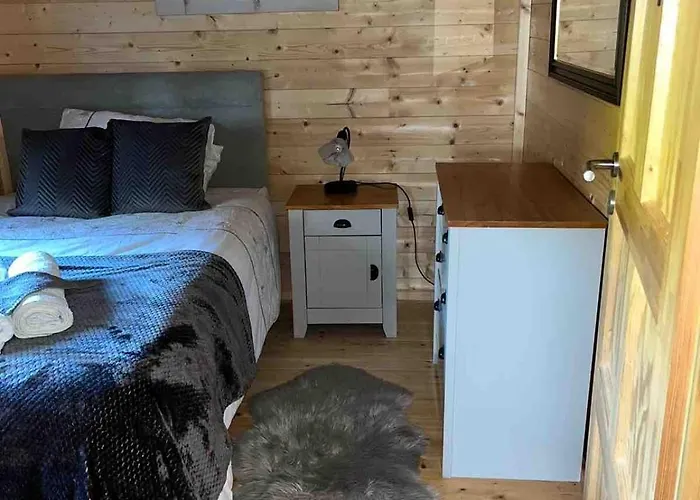 Holiday home Log With Hot Tub Large Patio Near *